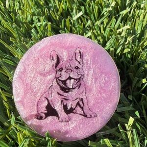 Purple French Bulldog Phone Grip Popsocket